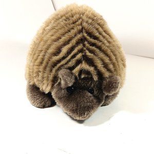 Bloom Brothers Armadillo Stuffed Animal Dark Brown Realistic Plush 14"